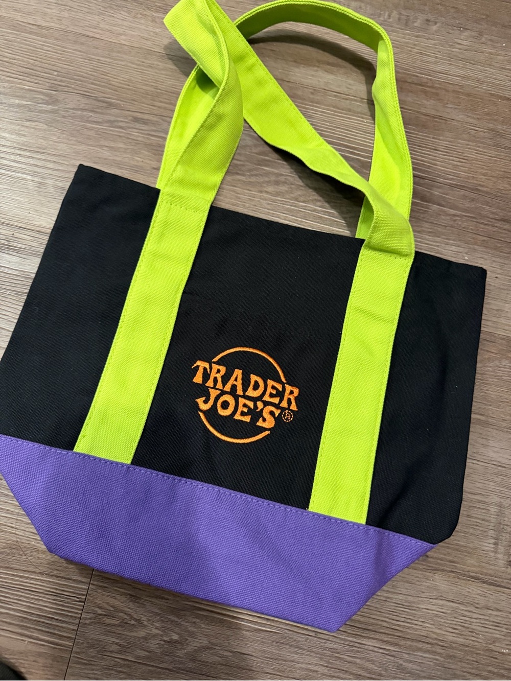 Trader Joe's, trick-or-treat canvas mini tote bag- nwot